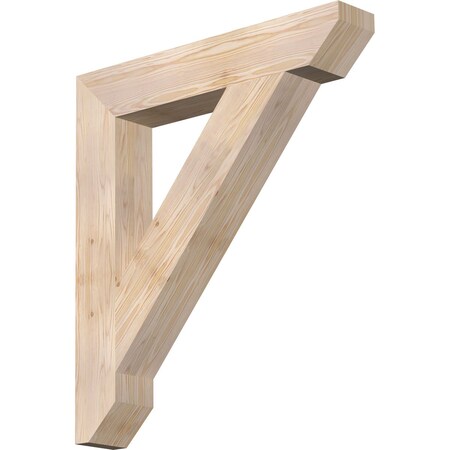 Ekena Millwork Traditional Slat Smooth Bracket, Douglas Fir, 5 1/2"W x 34"D x 38"H BKT06X34X38TRA06SDF